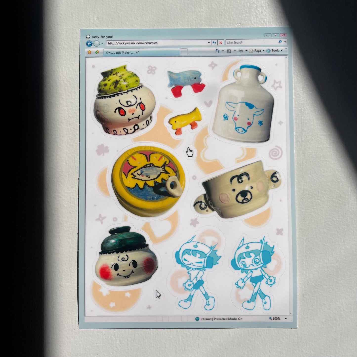 STICKER SHEET - CERAMICS