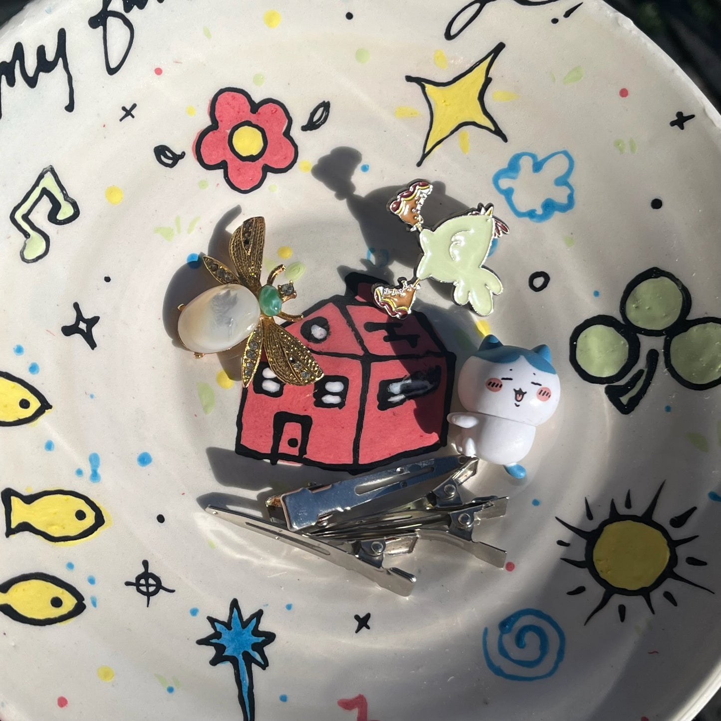 CERAMIC TRINKET PLATE: 01