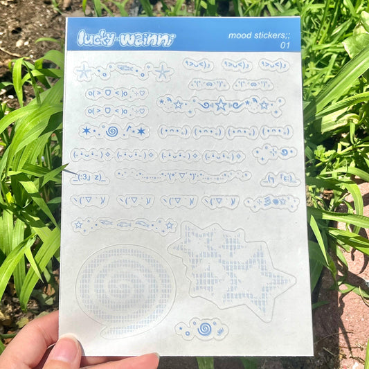 KAOMOJI JOURNALING STICKERS