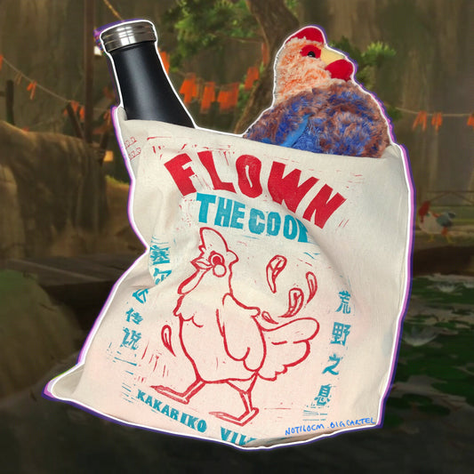 TOTE BAG - FLOWN THE COOP
