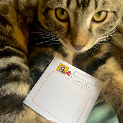 KITTY STICKY NOTES