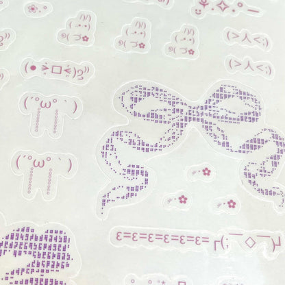 KAOMOJI JOURNALING STICKERS