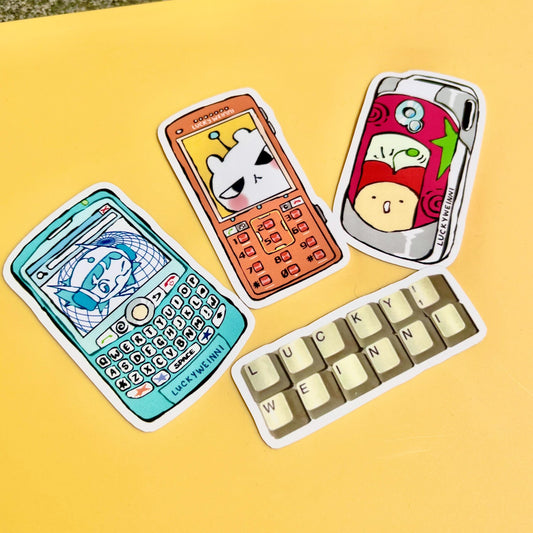 DIE CUT STICKER - Y2K TECH