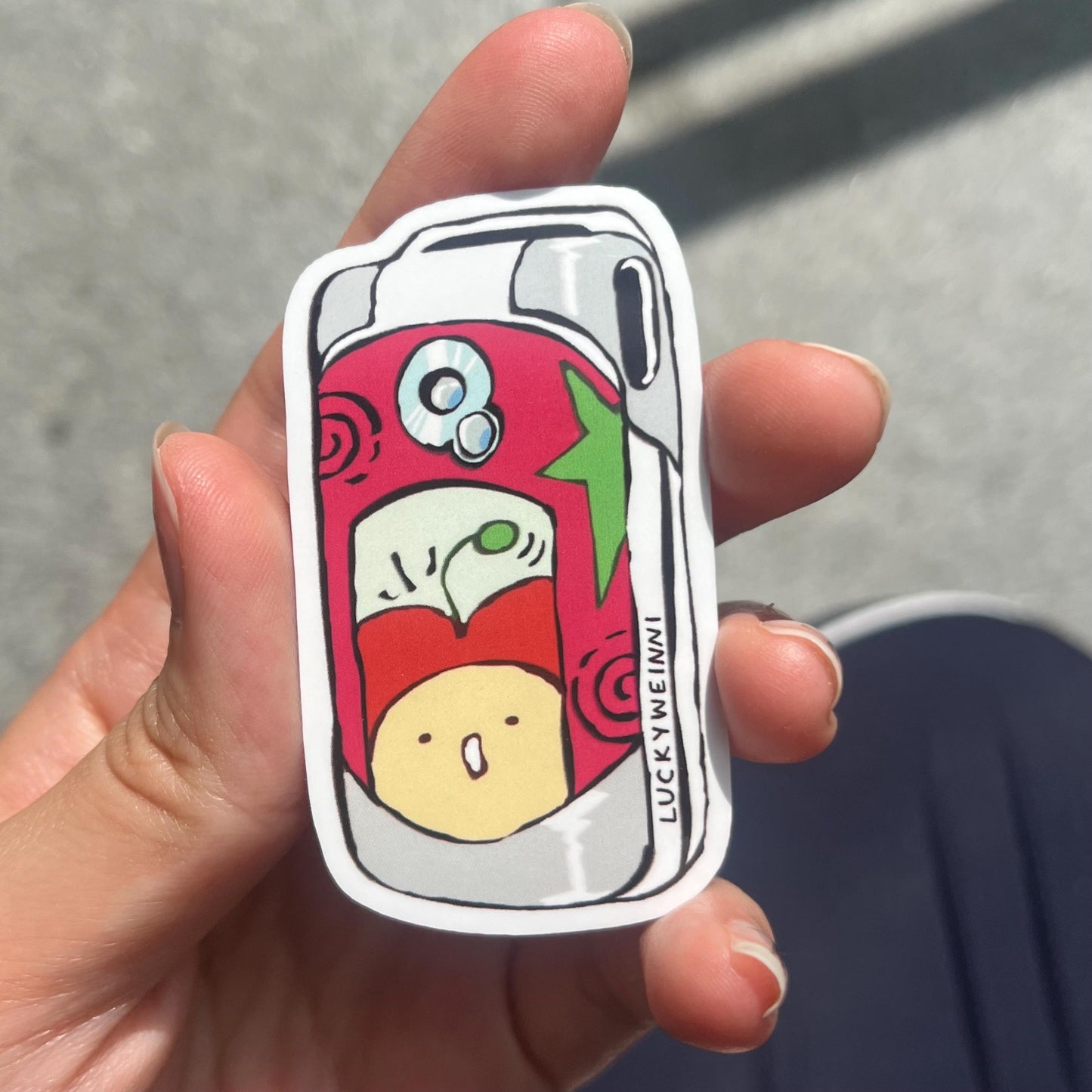 DIE CUT STICKER - Y2K TECH