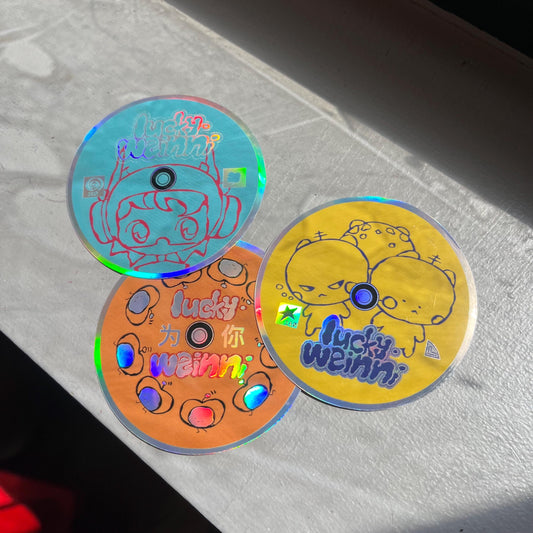 DIE CUT STICKERS - CDs