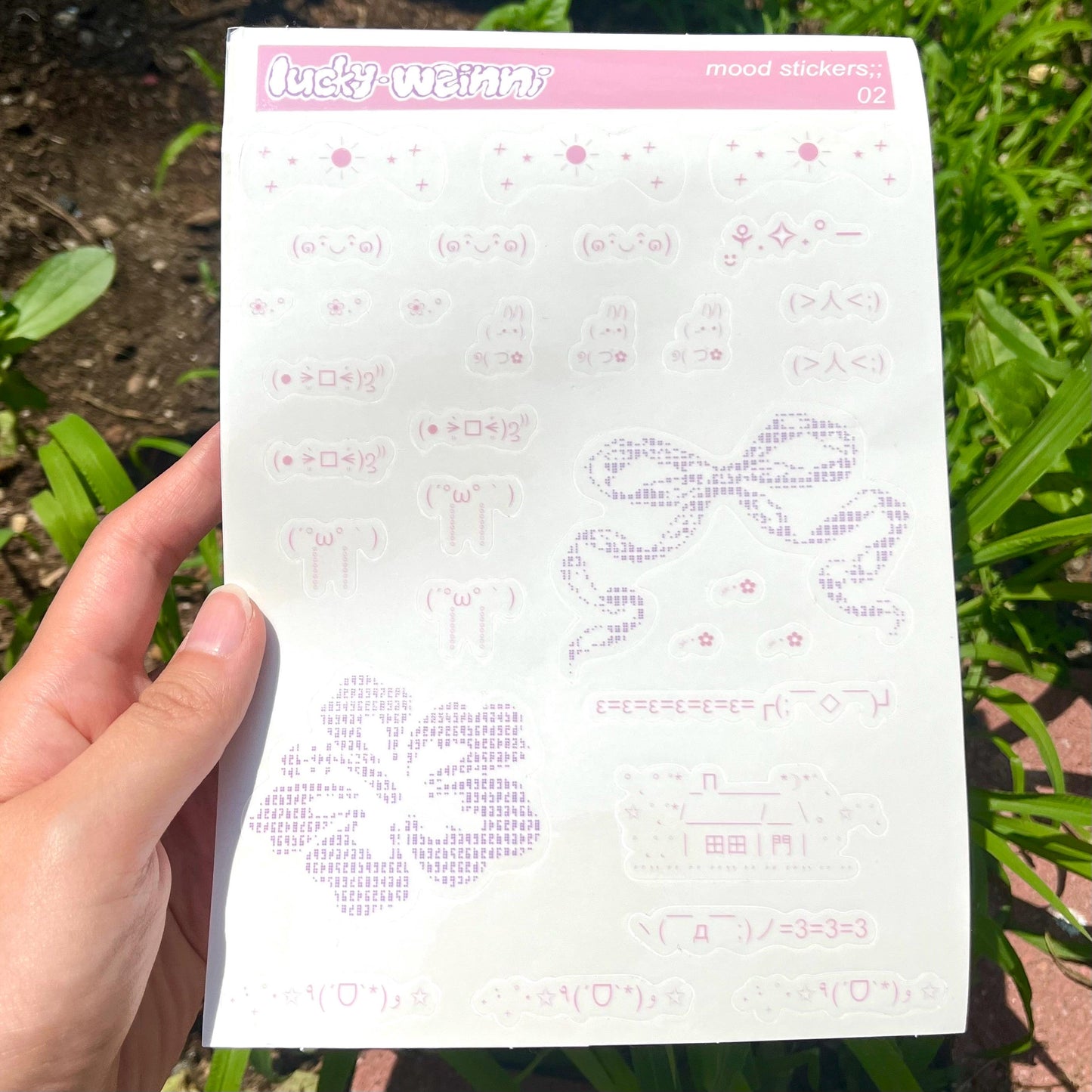 KAOMOJI JOURNALING STICKERS