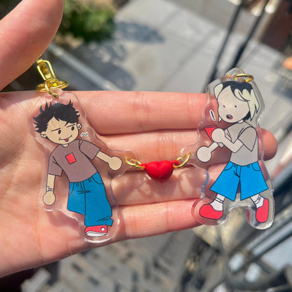 HAIKYUU!! Kuroo and Kenma Couples Charms