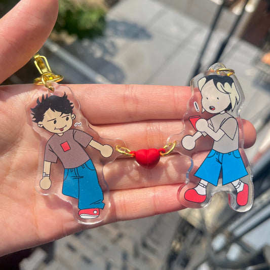 HAIKYUU!! Kuroo and Kenma Couples Charms