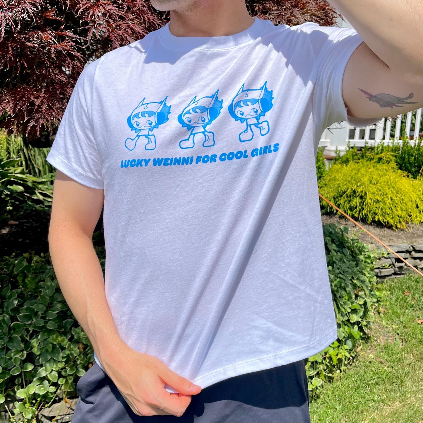 LUCKY WEINNI FOR COOL GIRLS CROP TOP