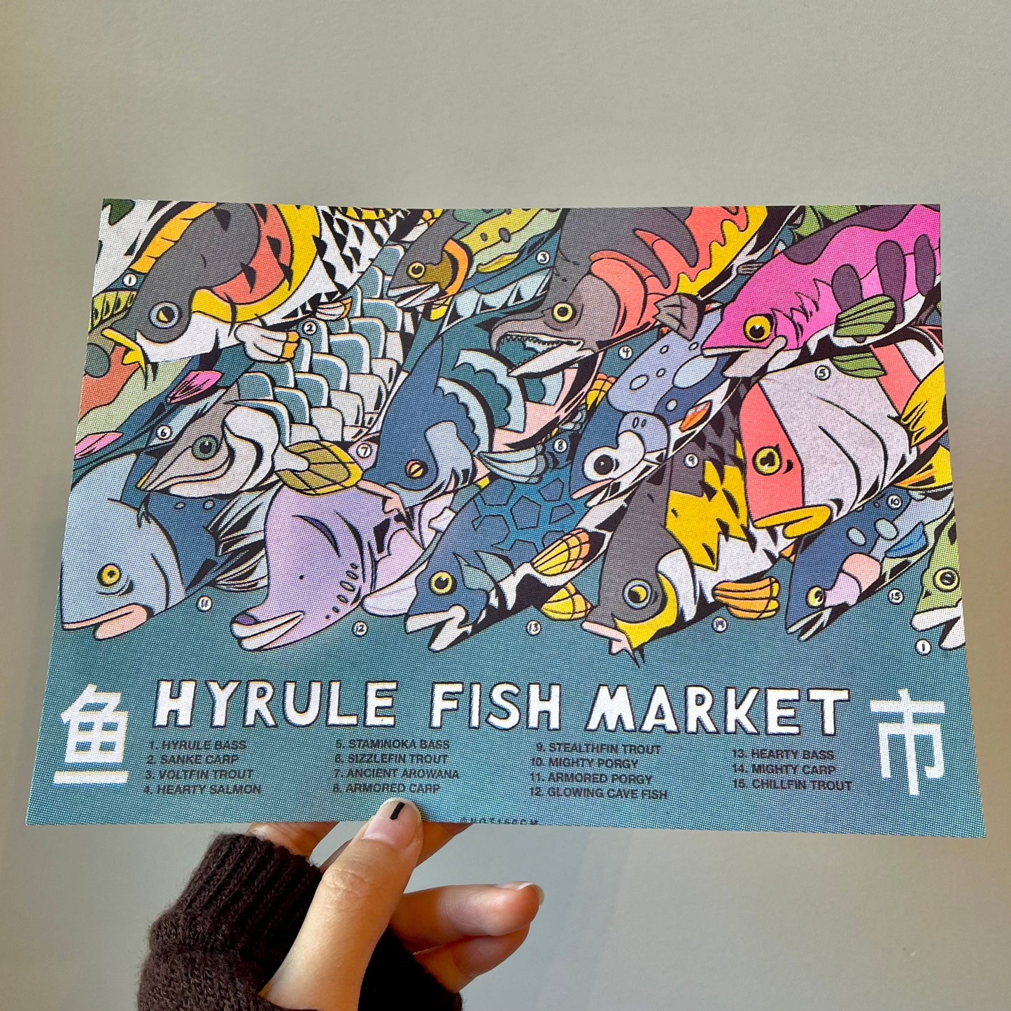 PRINT - HYRULE FISH MARKET