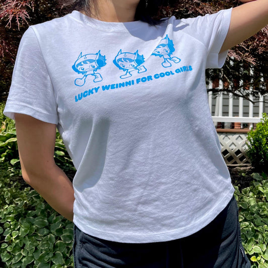 LUCKY WEINNI FOR COOL GIRLS CROP TOP