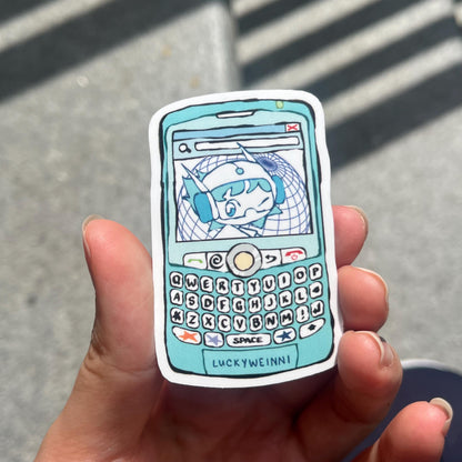 DIE CUT STICKER - Y2K TECH