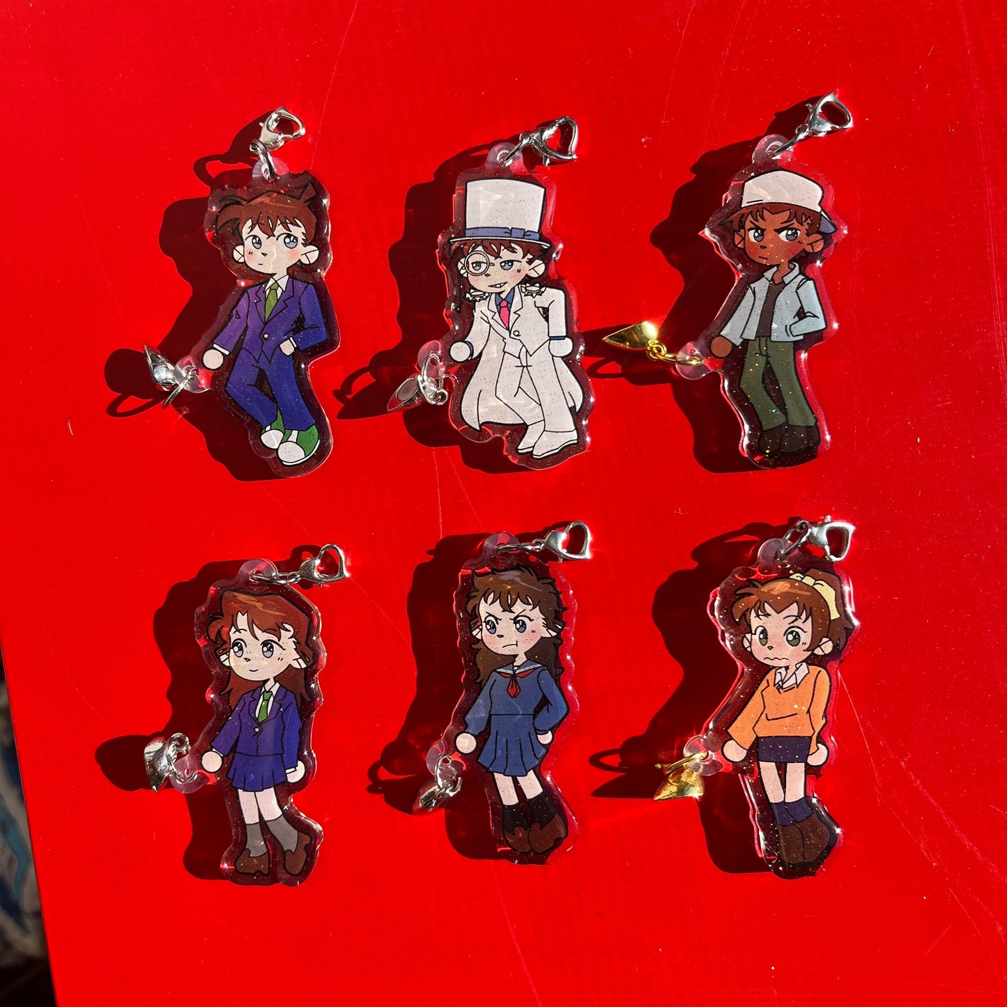 DETECTIVE CONAN Character Couples Charms
