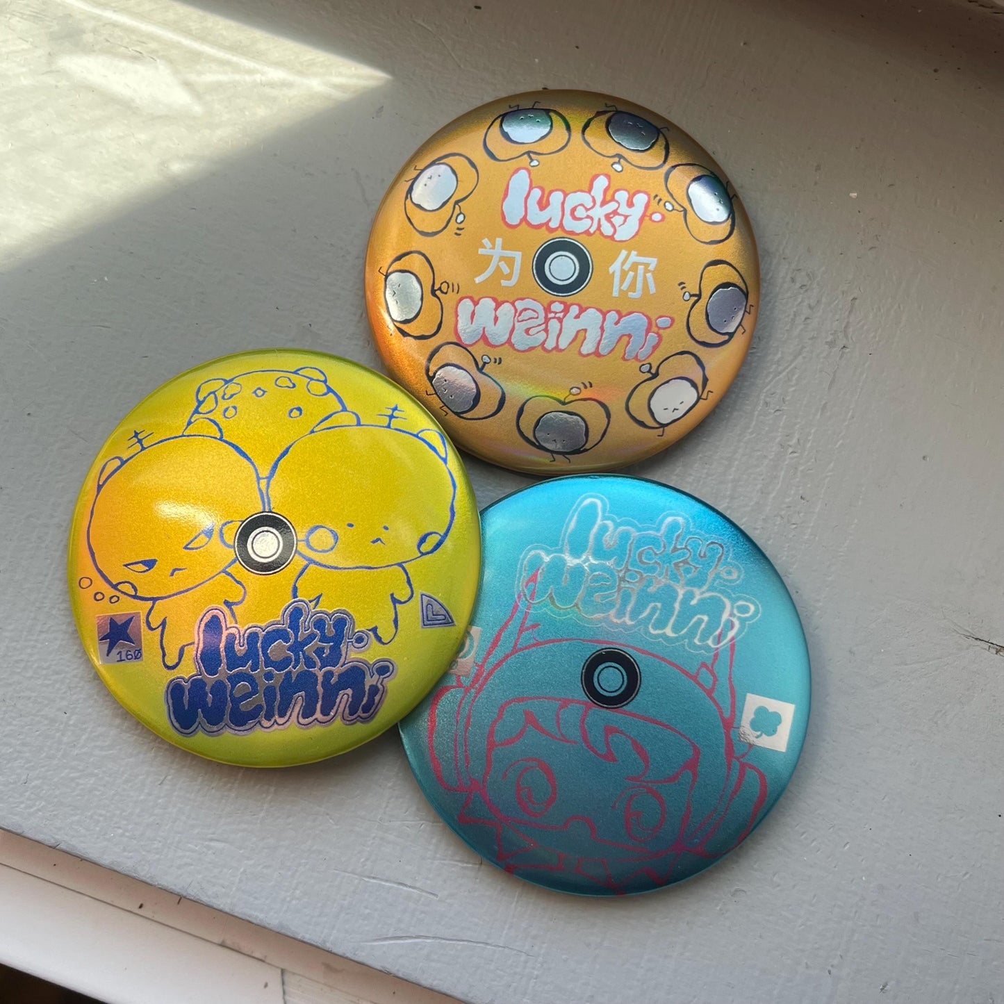 CD BUTTON PINS