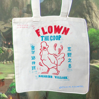 TOTE BAG - FLOWN THE COOP