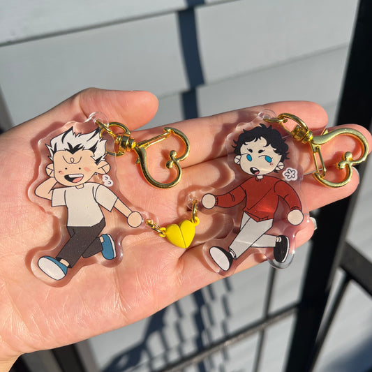 HAIKYUU!! Bokutou and Akaashi Couples Charms