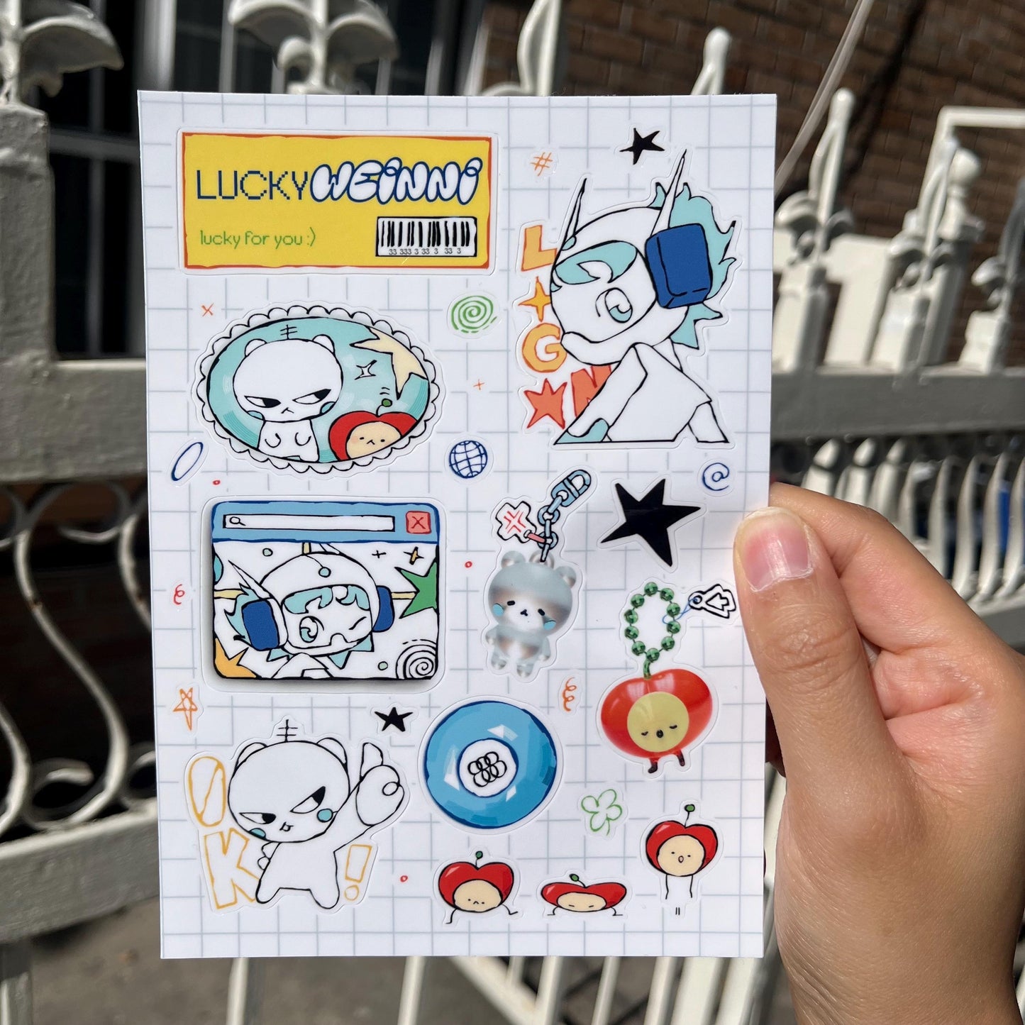 STICKER SHEET - MASCOTS